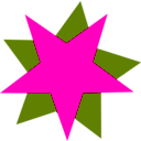 download Greenredstars clipart image with 315 hue color