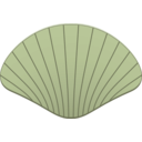 download Shell clipart image with 45 hue color