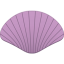 download Shell clipart image with 270 hue color