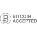 download Circlebitcoinacceptedgray clipart image with 180 hue color