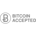 download Circlebitcoinacceptedgray clipart image with 0 hue color