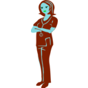 download Clinical Nurse clipart image with 135 hue color