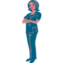 download Clinical Nurse clipart image with 315 hue color