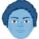 download Young Man clipart image with 180 hue color