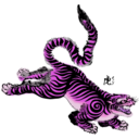 download Tiger clipart image with 270 hue color