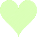 download Heart clipart image with 90 hue color