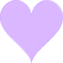 download Heart clipart image with 270 hue color