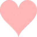 download Heart clipart image with 0 hue color