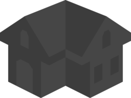 Placeholder Isometric Building Icon Dark Alternative