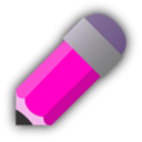 download Edit Pencil Icon clipart image with 270 hue color