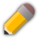 download Edit Pencil Icon clipart image with 0 hue color
