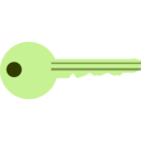 download Key clipart image with 45 hue color