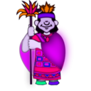 download Indio Casique clipart image with 270 hue color
