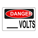 Danger Blank Volts Alt 1