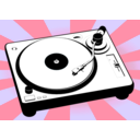 download Turntable clipart image with 135 hue color