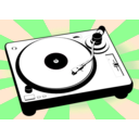 download Turntable clipart image with 270 hue color