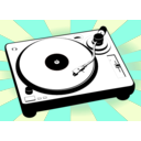 download Turntable clipart image with 315 hue color