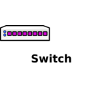 download 8port Switch Denco clipart image with 180 hue color