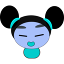 download Girl clipart image with 180 hue color