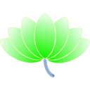 download Lotus clipart image with 90 hue color