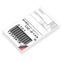 download Barcode Label clipart image with 315 hue color