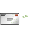 download Air Mail clipart image with 90 hue color