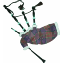download Great Highlands Bagpipes clipart image with 135 hue color