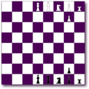 download Chessboard 2d Brown clipart image with 270 hue color