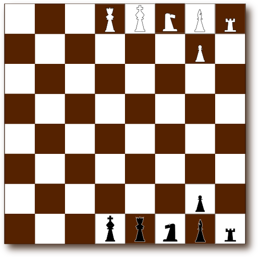 Chessboard 2d Brown
