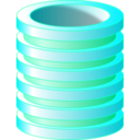 download Database clipart image with 135 hue color
