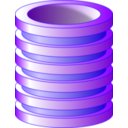 download Database clipart image with 225 hue color
