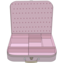 download Suitcase With Compartment clipart image with 45 hue color