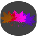 download Maple Shades clipart image with 270 hue color