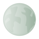 download Small Icon Of Planet clipart image with 135 hue color