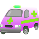 download Ambulance clipart image with 90 hue color