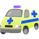 download Ambulance clipart image with 225 hue color