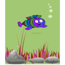 download Fish clipart image with 225 hue color