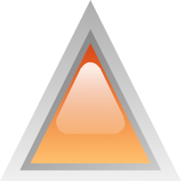 Led Triangular Orange