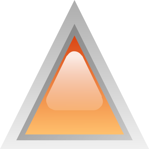 Led Triangular Orange