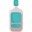 download Bottle clipart image with 180 hue color