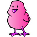 download Chick clipart image with 270 hue color