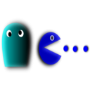 download Pacman clipart image with 180 hue color