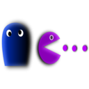 download Pacman clipart image with 225 hue color