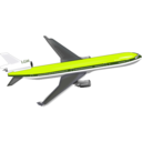 download Plane clipart image with 225 hue color