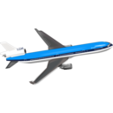 download Plane clipart image with 0 hue color