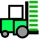 download Montacargas Stacker clipart image with 90 hue color
