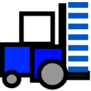 download Montacargas Stacker clipart image with 180 hue color