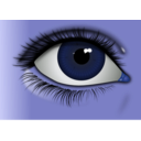 download Realistic Brown Eye clipart image with 225 hue color