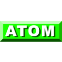 download Atom Button Roman Bertl 01r clipart image with 270 hue color