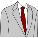 download Light Grey Suit clipart image with 0 hue color